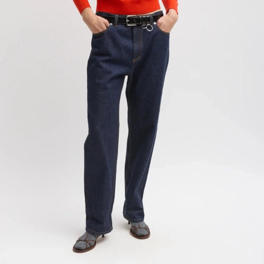 Tibi Selvage Denim 5 Pocket Alec Jean